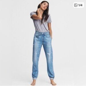 rag & bone Light Blue Denim Jogger Pants